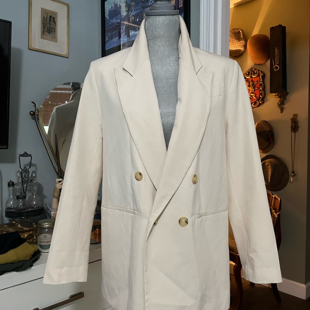 Oversized Zara double breasted blazer size XS